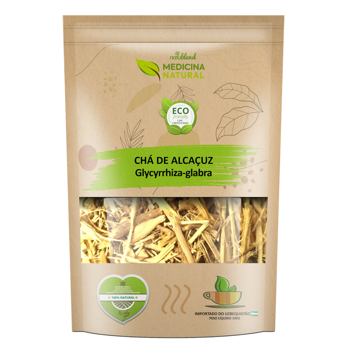 Chá de Alcaçuz - Glycyrrhiza glabra - Medicina Natural
