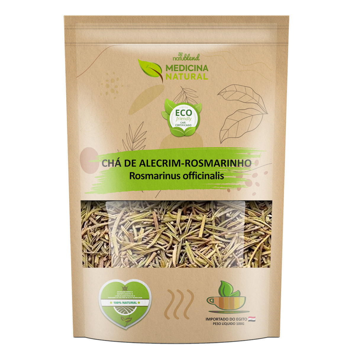 Chá de Alecrim Rosmarinho - Rosmarinus officinalis - Medicina Natural