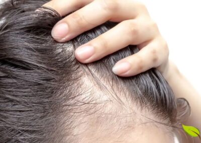 A forma mais comum de calvície é a chamada alopecia androgenética, que ocorre em seres humanos adultos do sexo masculino. A quantidade e os padrões de calvície pode variar bastante em homens e mulheres e incluem a alopecia androgenética, alopecia areata, alopecia universalis, alopecia totalis (perda total de todos os pelos do corpo), dentre outras.