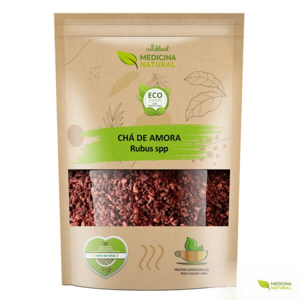 Chá de Amora - Morus nigra - Frutos Liofilizados - Medicina Natural