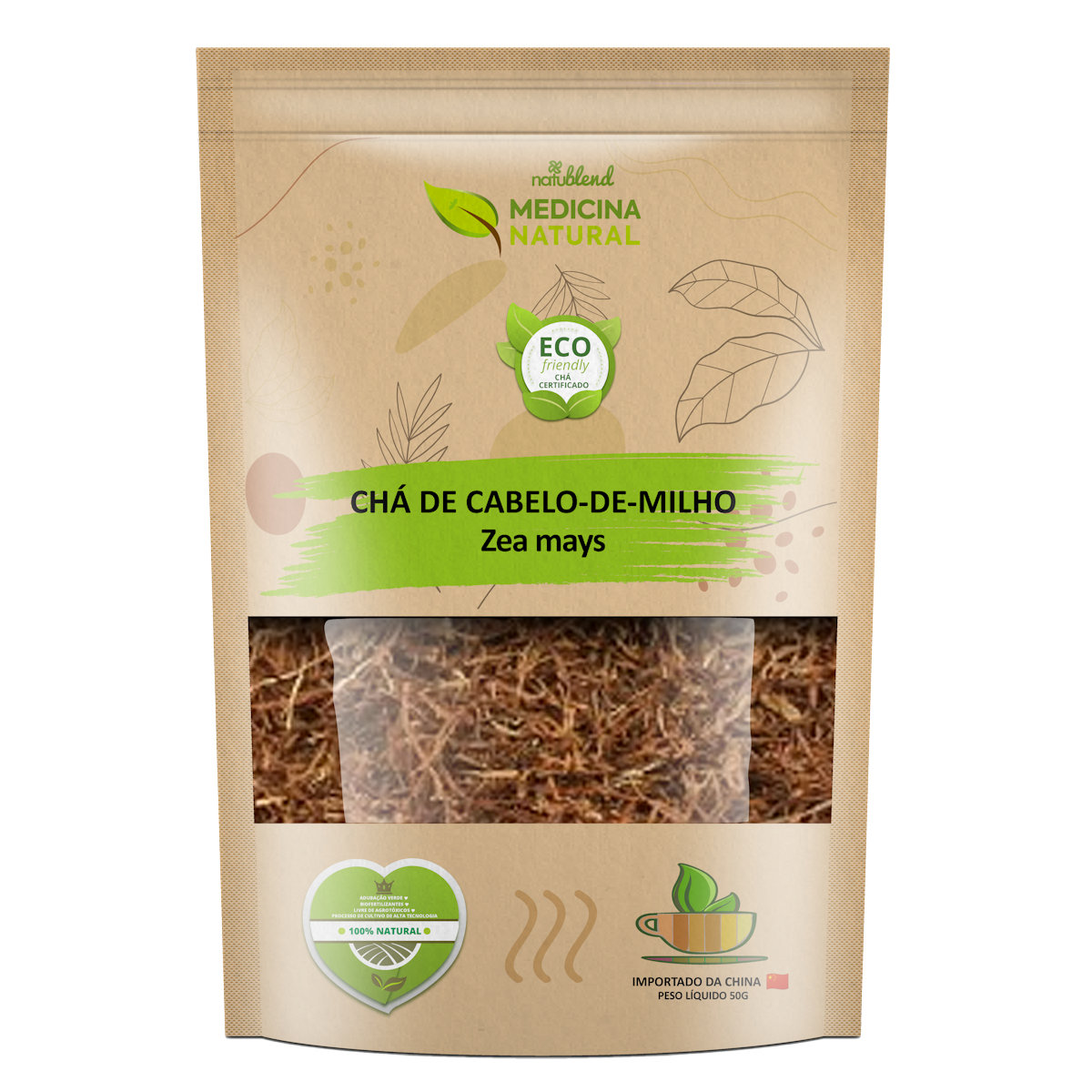 Chá de Cabelo de Milho - Zea mays -Medicina Natural