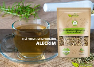 Chá de Alecrim Rosmarinho - Rosmarinus officinalis - Medicina Natural