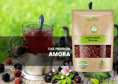 Chá de Amora - Morus nigra - Frutos Liofilizados - Medicina Natural