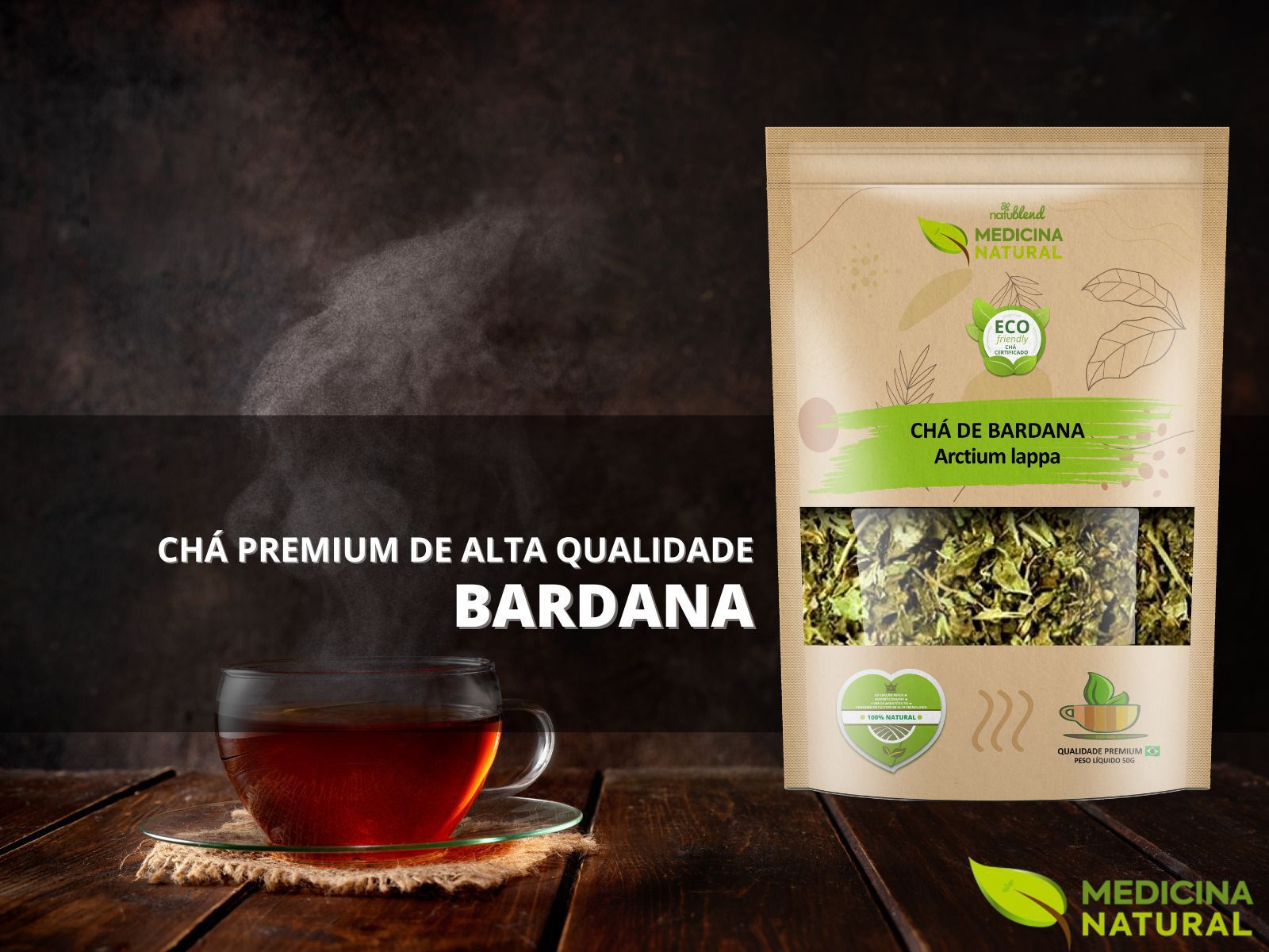 Chá de Bardana – Arctium lappa – Premium