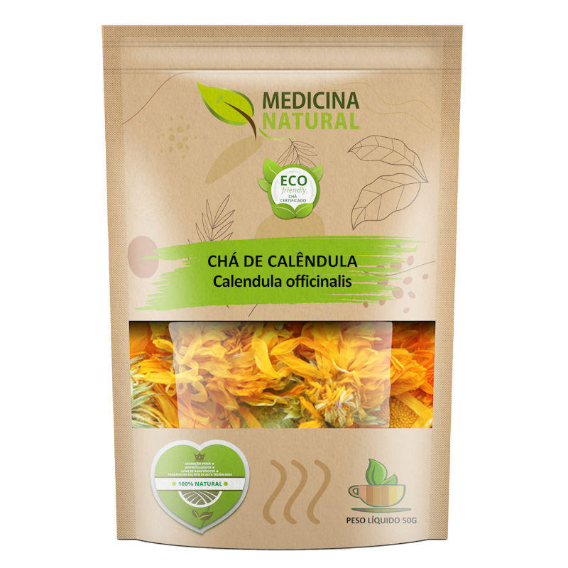 Chá de Calêndula - Calendula officinalis -Medicina Natural