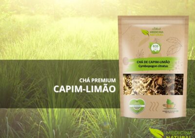Chá de Capim Limão - Cymbopogon citratus - Medicina Natural