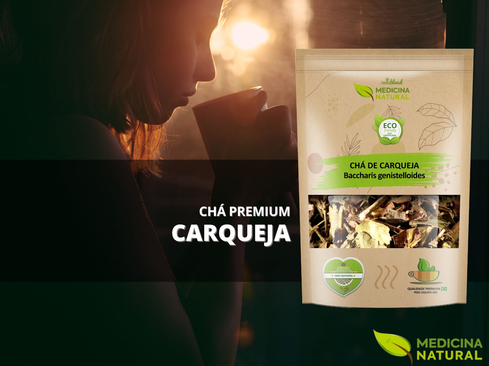 Chá de Carqueja - Baccharis genistelloides - Medicina Natural