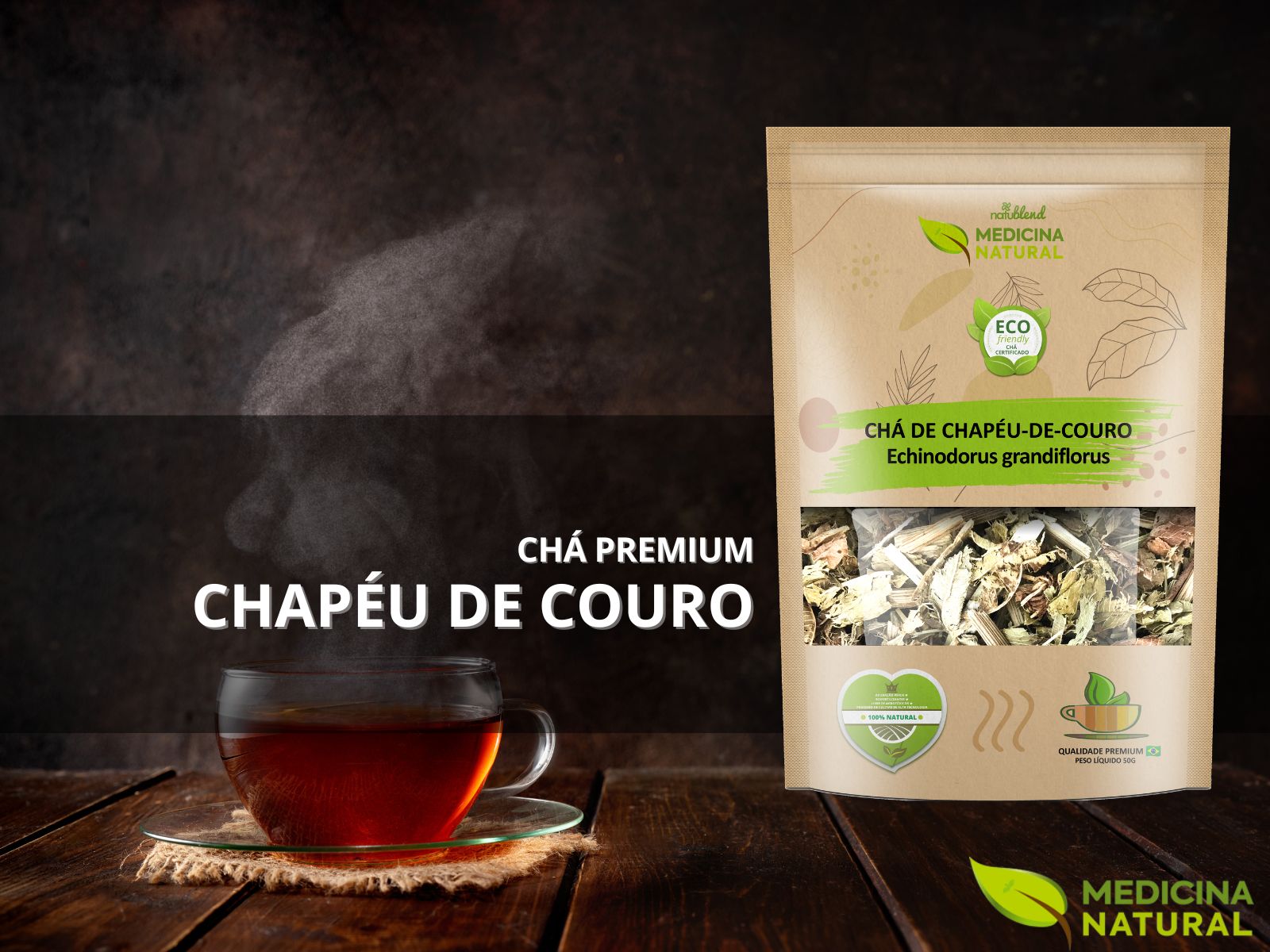 Chá de Chapéu de Couro - Echinodorus-grandiflorus -Medicina Natural