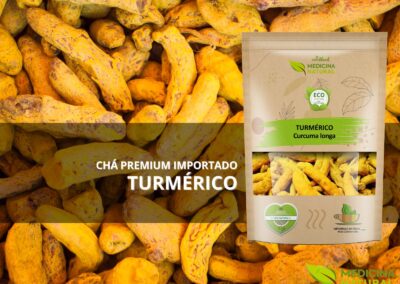 Chá de Cúrcuma - Curcuma longa - Medicina Natural