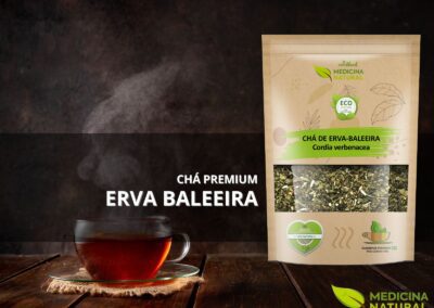 Chá de Erva Baleeira -Cordia verbenacea -Medicina Natural