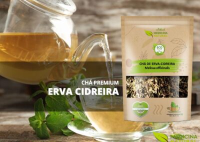 Chá de Erva Cidreira - Melissa officinalis - Medicina Natural