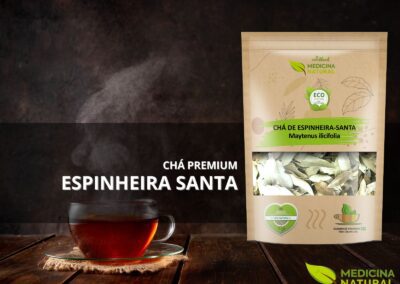 Chá de Espinheira Santa - Maytenus ilicifolia - Medicina Natural