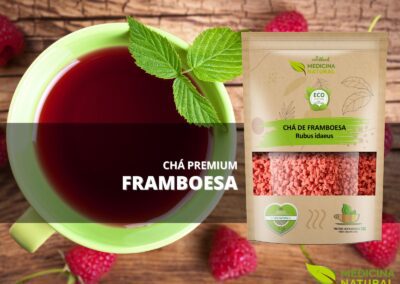 Chá de Framboesa - Frutos Liofilizados - Rubus idaeus - Medicina Natural