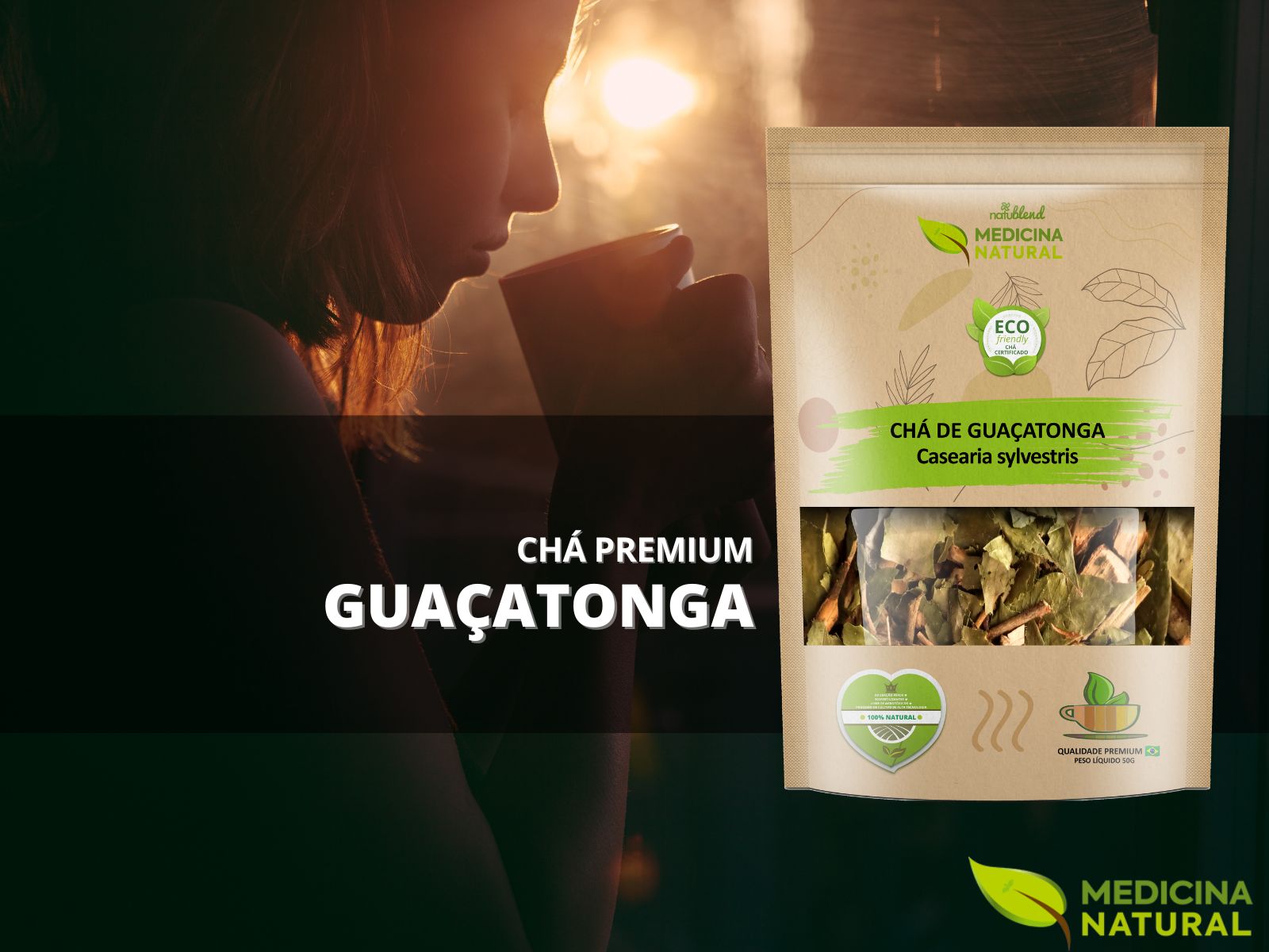 Chá de Guaçatonga - Casearia sylvestris - Medicina Natural