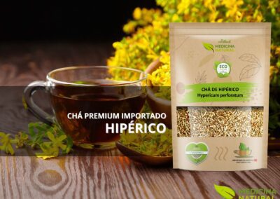 Chá de Erva de São João - Hipérico -Hypericum perforatum - Medicina Natural