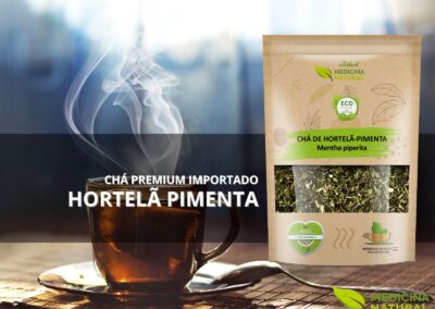 Chã de Hortelã Pimenta - Mentha piperita - Medicina Natural