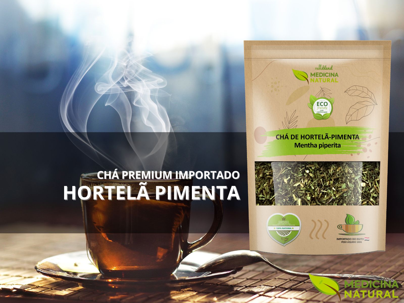 Chá de Hortelã Pimenta – Mentha piperita – Premium