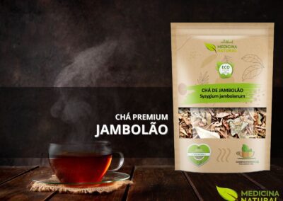 Chá de Jambolão - Syzygium jambolanum - Medicina Natural