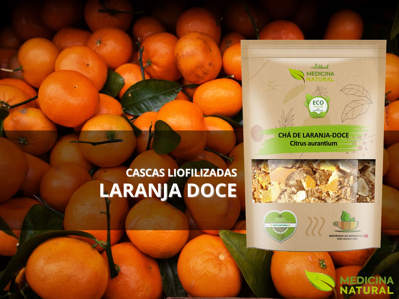 Chá de Laranja Doce - Citrus aurantium - Medicina Natural