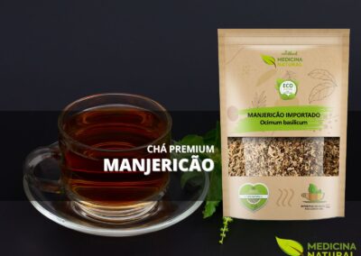 Chá de Manjericão - Ocimum basilicum - Chás e Especiarias - Medicina Natural