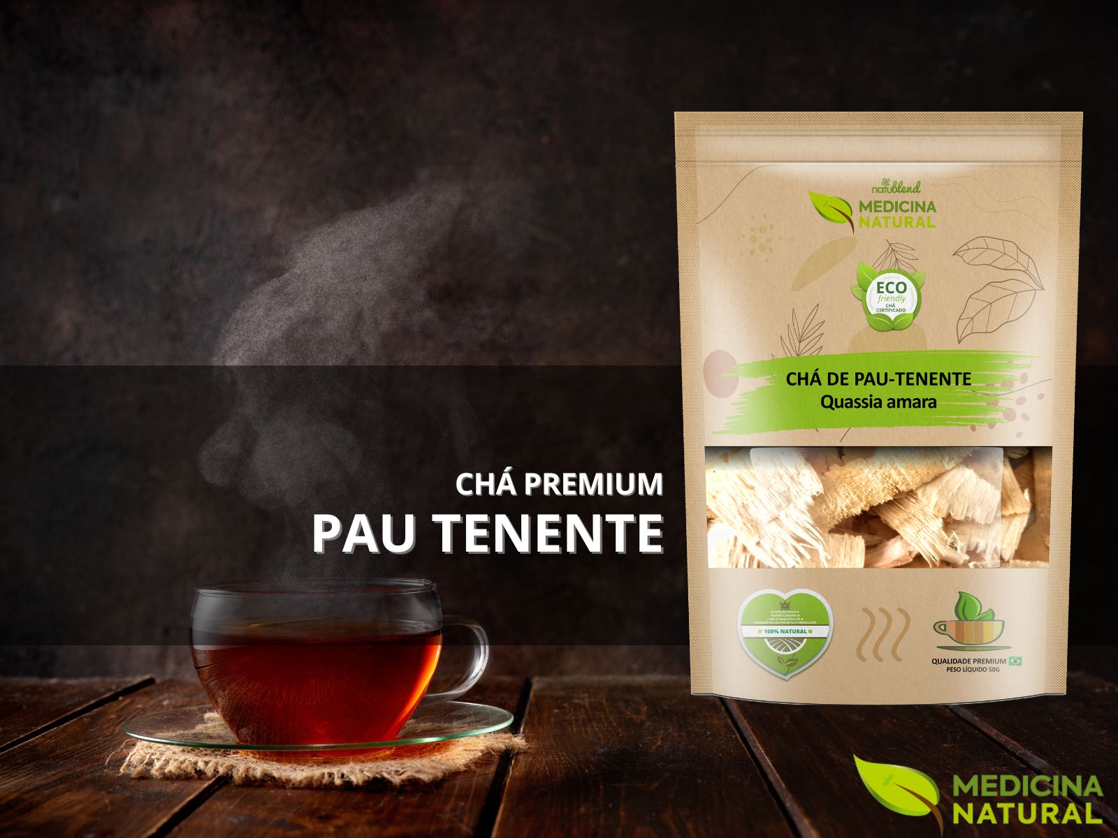 Chá de Pau Tenente - Quassia amara - Medicina Natural