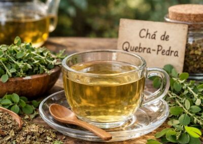 O benefício mais célebre do chá de quebra pedra é sua ação sobre o sistema renal. Estudos científicos corroboram o uso tradicional, mostrando que a planta pode ajudar a prevenir a formação de cálculos renais e facilitar a eliminação dos já existentes. Acredita-se que seus compostos atuam inibindo a agregação de cristais de oxalato de cálcio e relaxando os músculos do trato urinário.