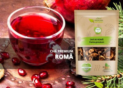 Chá de Romã - Punica granatum - Frutos Liofilizados - Medicina Natural