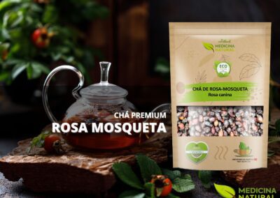 Chá de Rosa Mosqueta - Pseudofrutos Liofilizados - Rose Hips - Rosa canina - Medicina Natural