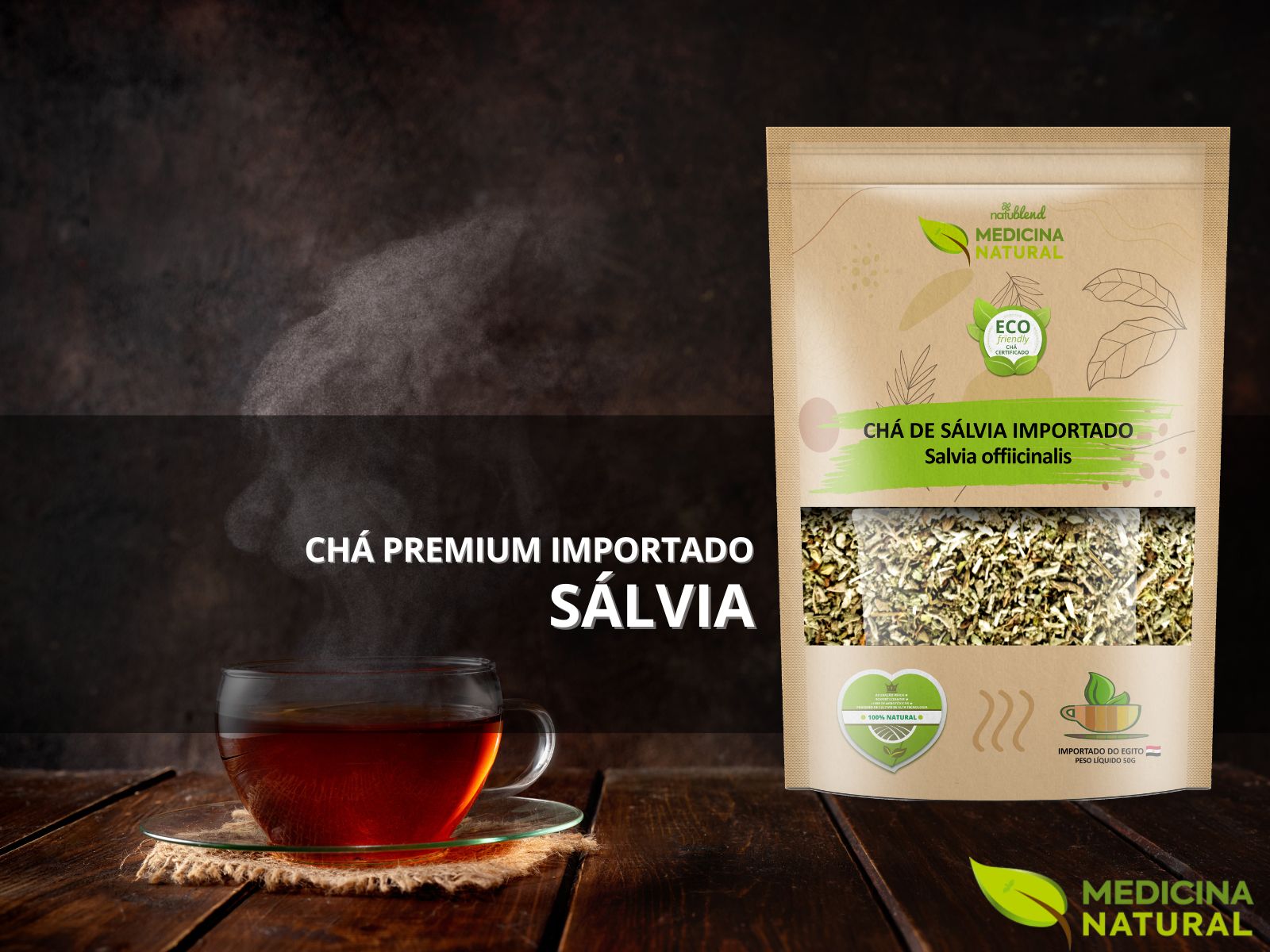 Chá de Sálvia - Salvia officinalis - Medicina Natural