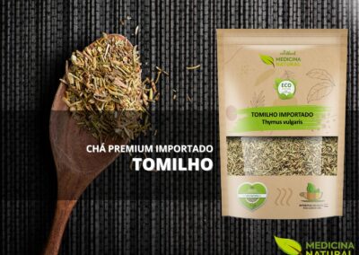 Chá de Tomilho - Thymus vulgaris - Medicina Natural