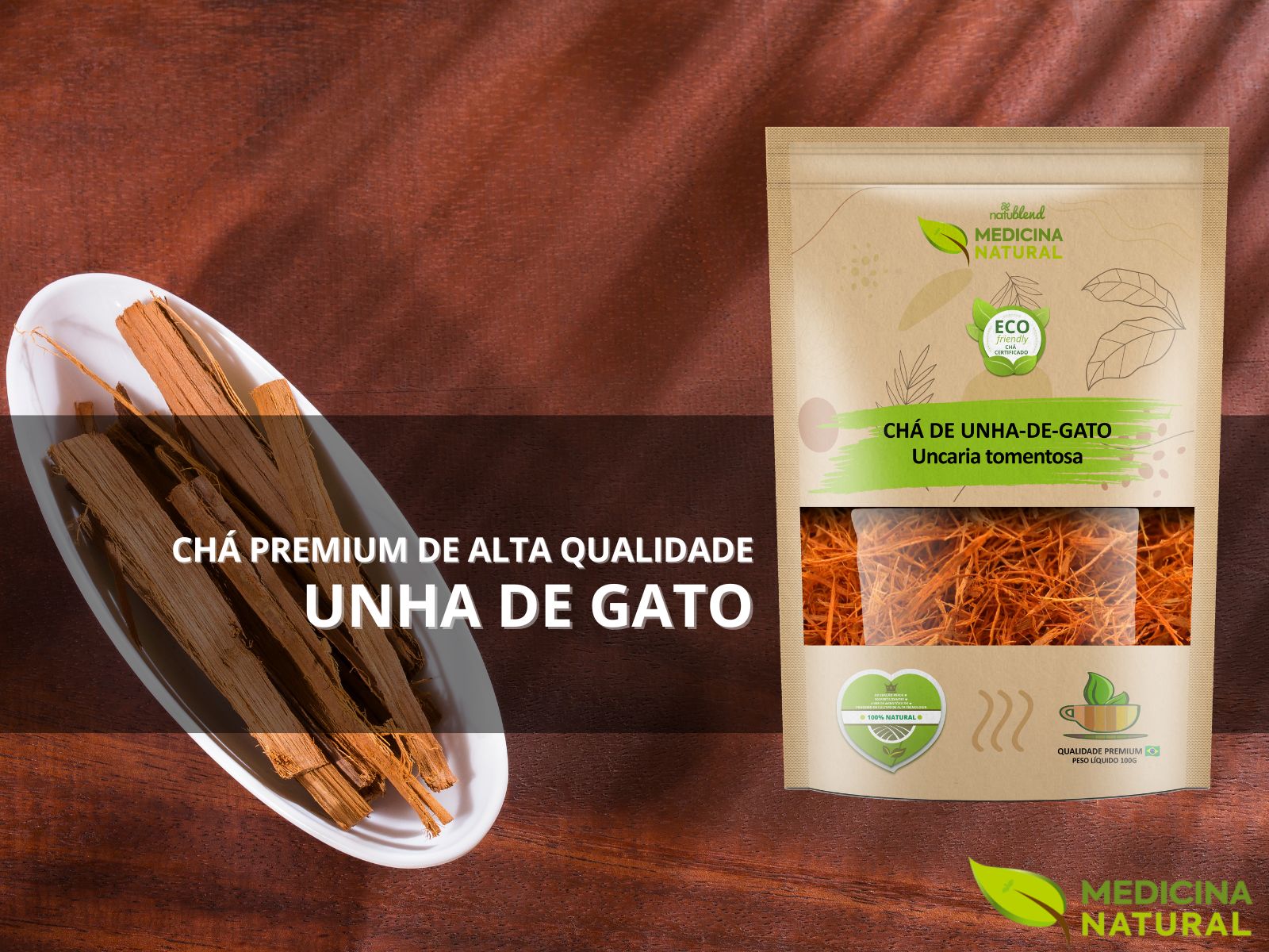 Chá de Unha de Gato – Uncaria tomentosa – Premium