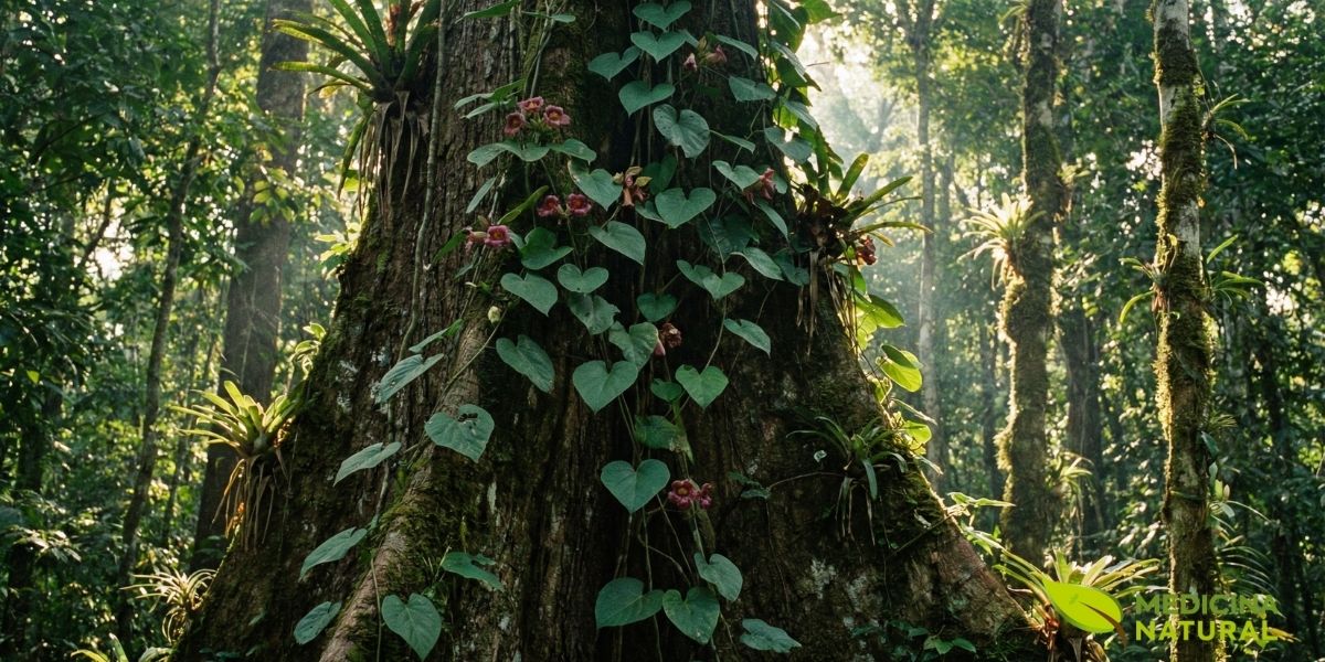 Na competição por luz solar do sub-bosque amazônico, o crajiru desenvolveu a estratégia de escalar árvores maiores. Esta adaptação evolutiva permite que a planta alcance o dossel florestal, onde a luminosidade é maior e a fotossíntese mais eficiente.