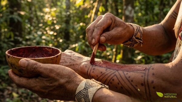 A pintura corporal com crajiru transcende a estética: para os povos indígenas amazônicos, ela carrega significados de proteção espiritual, identidade tribal e conexão com os ancestrais. Cada padrão geométrico conta uma história e marca momentos importantes da vida. A pintura corporal com crajiru não é apenas decorativa: para os povos indígenas, ela possui função protetora contra insetos e radiação solar, além de significados espirituais profundos ligados a rituais de passagem e cura.