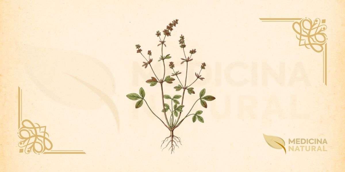 A Rumex acetosella é uma planta herbácea perene da família Polygonaceae que atinge até 40 cm de altura. Apresenta caule ereto e ramificado, com folhas basais em forma de lança ou flecha, caracterizadas por duas pequenas aurículas (orelhinhas) na base. As inflorescências são panículas terminais compostas por pequenas flores avermelhadas ou esverdeadas dispostas em espigas delicadas. A planta se propaga vigorosamente através de rizomas subterrâneos, formando densos tapetes vegetais em solos ácidos e pobres. Floresce principalmente na primavera e verão, sendo amplamente distribuída em regiões temperadas e considerada tanto planta alimentícia não convencional (PANC) quanto medicinal tradicional.