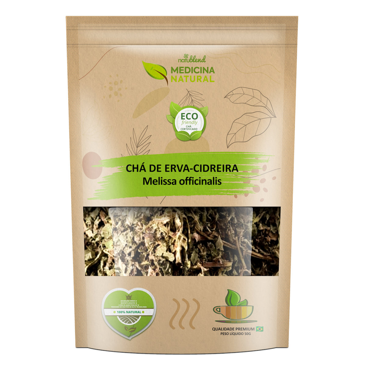 Chá de Erva Cidreira - Melissa officinalis - Medicina Natural