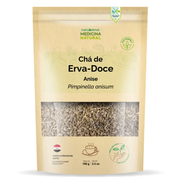Sementes de erva-doce (Pimpinella anisum) para chá