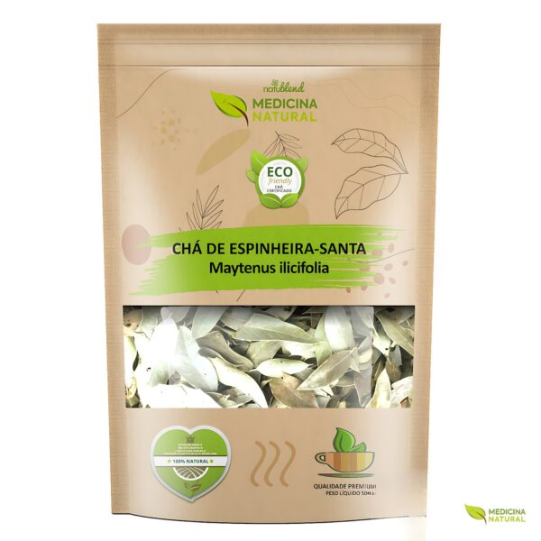 Chá de Espinheira Santa - Maytenus ilicifolia - Medicina Natural