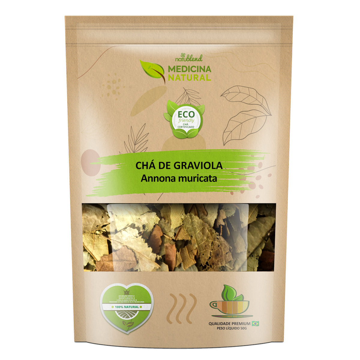 Chá de Folhas de Graviola - Anonna muricata - Medicina Natural