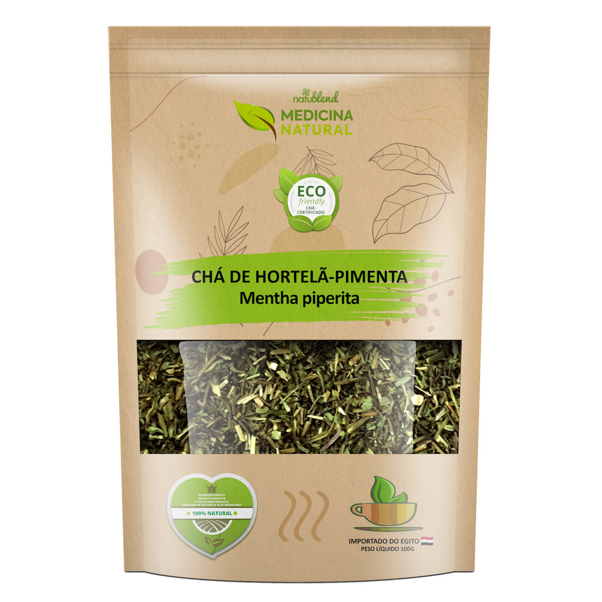 Chã de Hortelã Pimenta - Mentha piperita - Medicina Natural