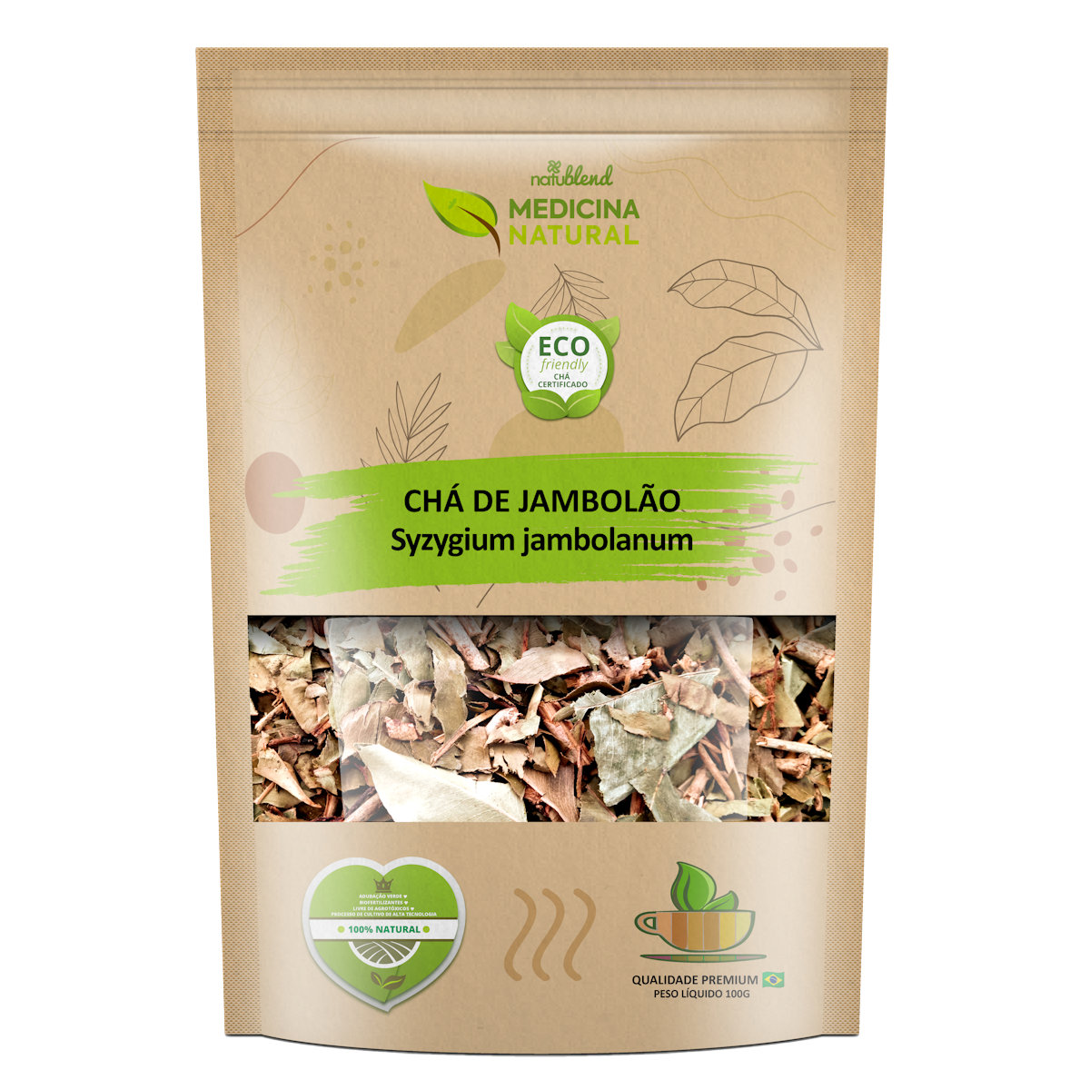 Chá de Jambolão - Syzygium jambolanum -Medicina Natural