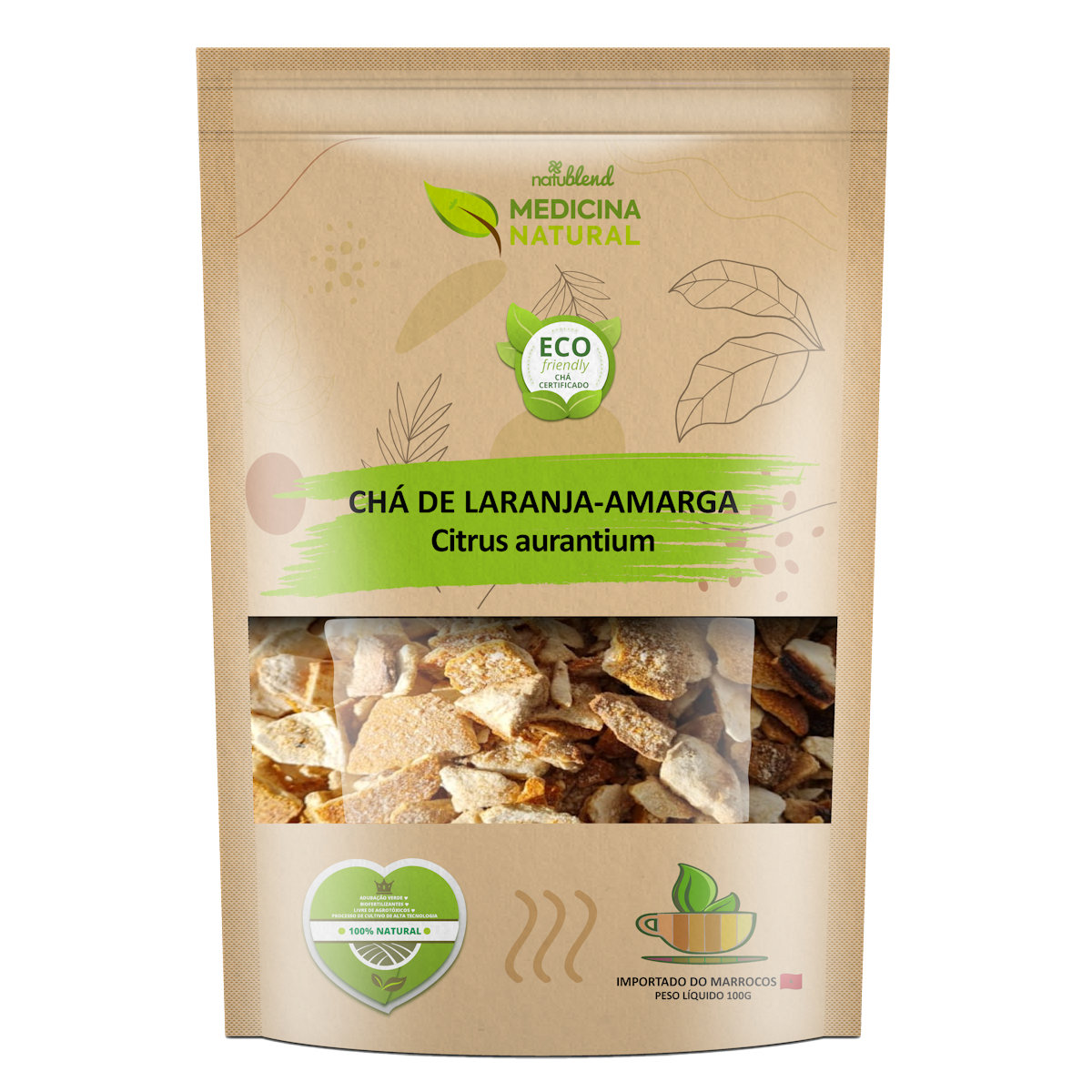 Chá de Laranja Amarga Medicina Natural