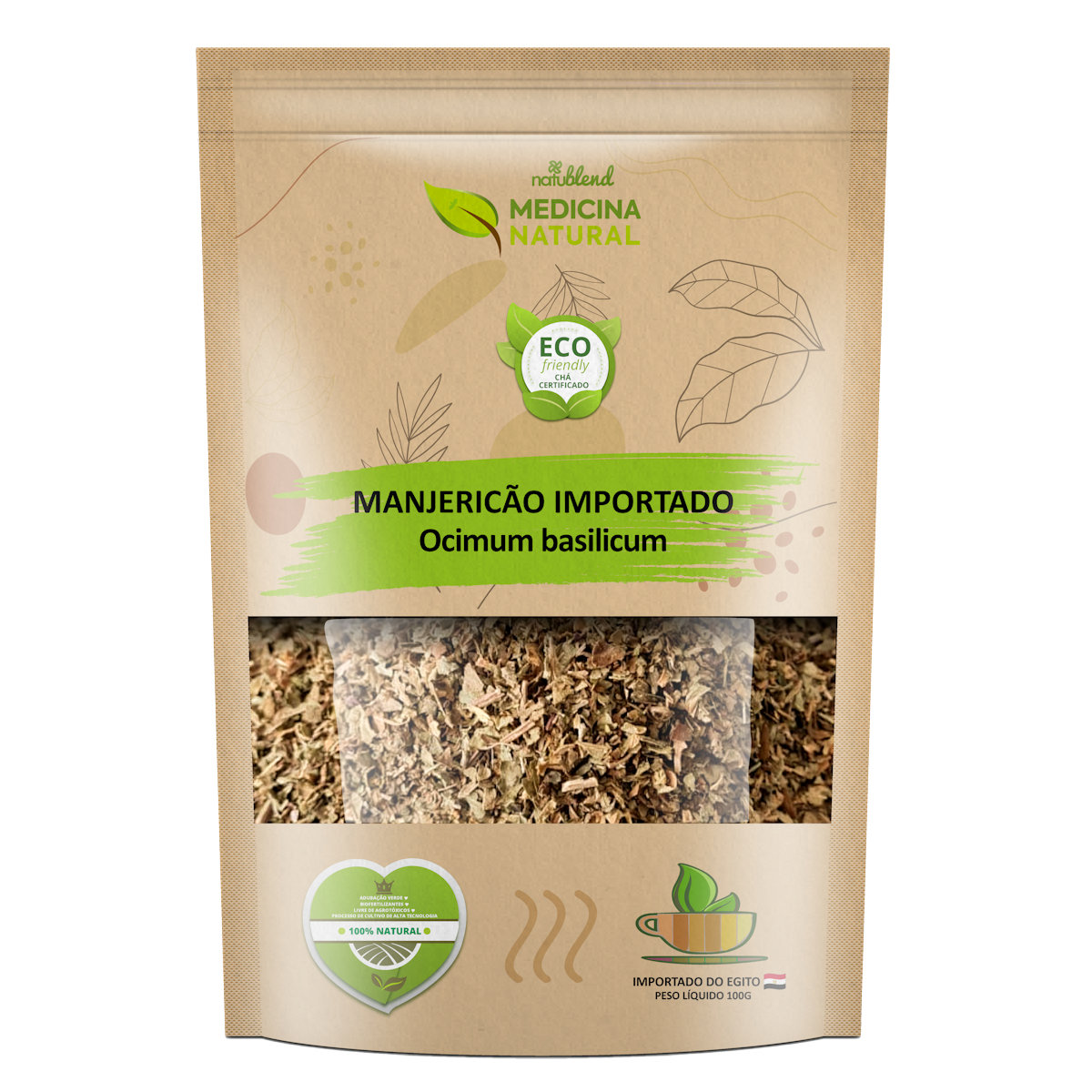 Chá de Manjericão - Ocimum basilicum - Chás e Especiarias - Medicina Natural