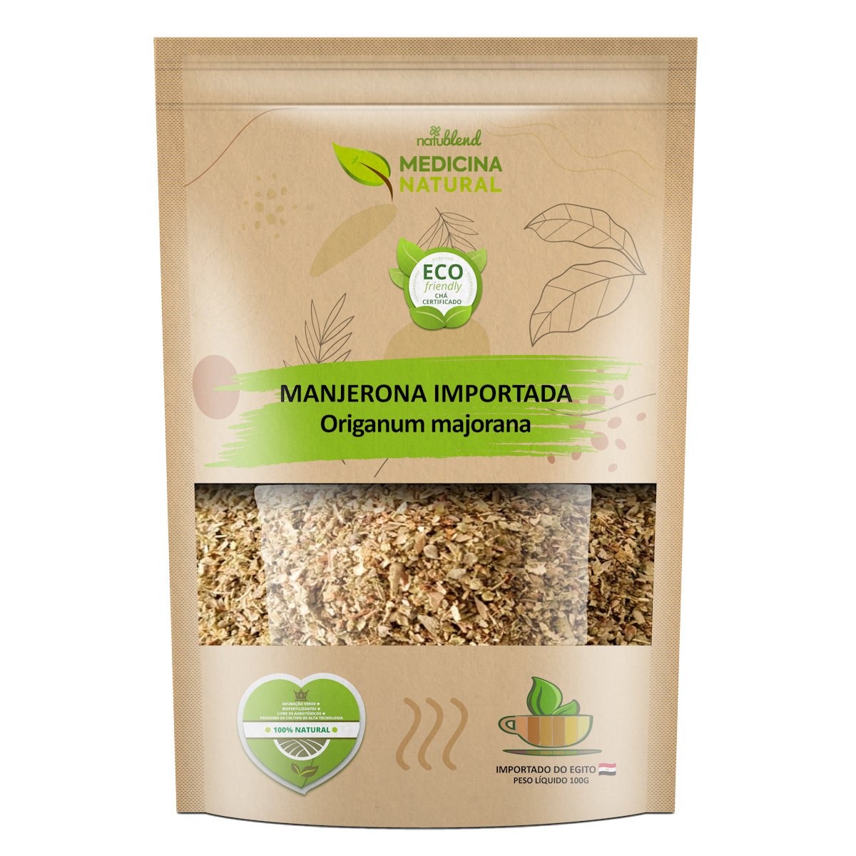 Chá de Manjerona - Origanum majorana - Medicina Natural