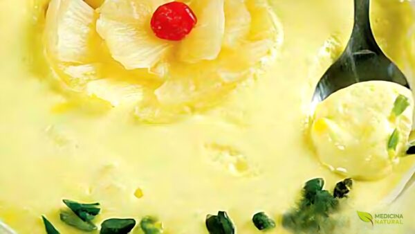 Mousse de abacaxi light