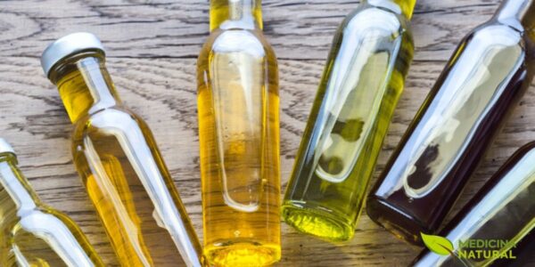 Óleos saudáveis para cozinha: azeite de oliva, óleo de canola, óleo de abacate, óleo de girassol (alto oleico), óleo de amendoim e óleo de gergelim. Cada óleo é apresentado com seu perfil de ácidos graxos (saturados, monoinsaturados e poli-insaturados), ajudando consumidores a fazer escolhas informadas para substituir gorduras saturadas e trans. Fonte: American Heart Association.