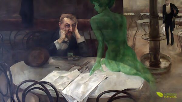 Pintura "The Abisinthe Drinker" - Viktor Oliva