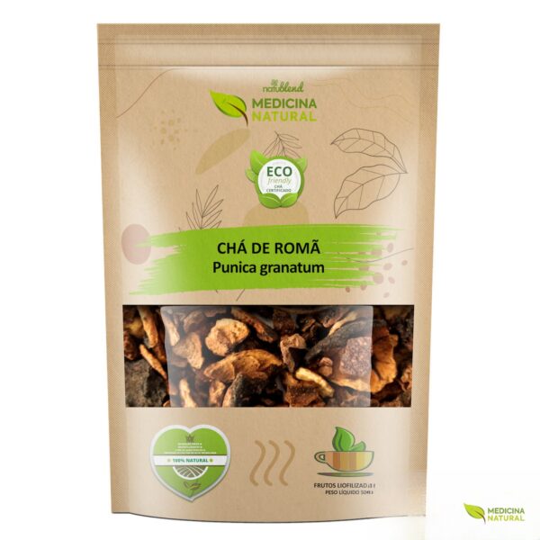 Chá de Romã - Punica granatum - Frutos Liofilizados - Medicina Natural