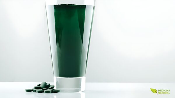 Suco de espirulina