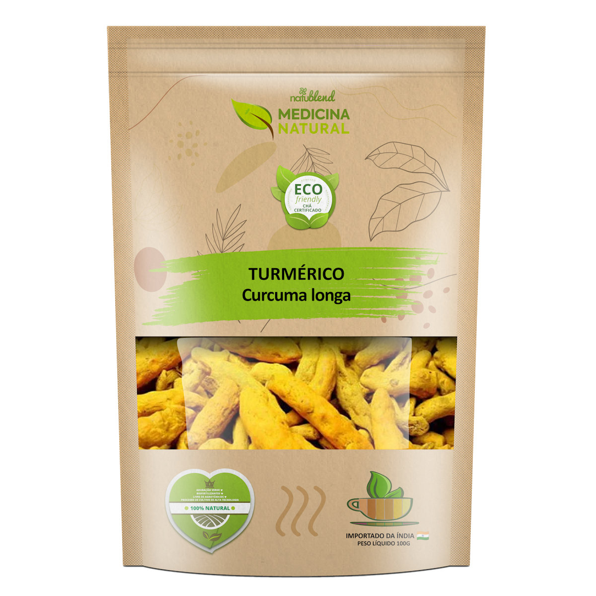 Chá de Turmérico - Curcuma longa - Medicina Natural